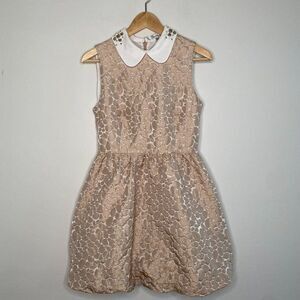 MAX MARA Women's A-Line Collared Pink Mini Dress | Size: M